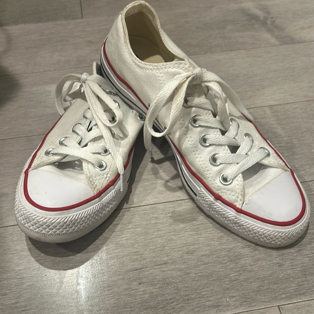 White Converse Sneakers Size 7 Women